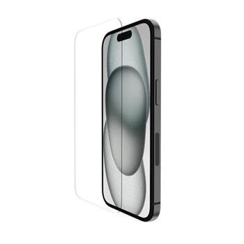 Belkin SCREENFORCE™ TemperedGlass Anti-Microbial ochranné sklo pro iPhone 15 / iPhone 14 Pro