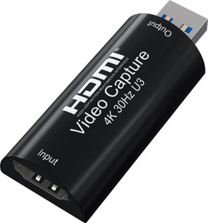 PremiumCord HDMI capture/grabber pro záznam Video/Audio signálu do počítače s USB3.0