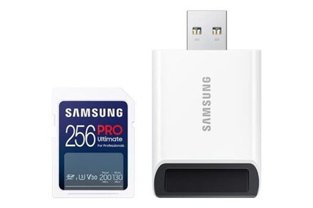 Samsung SDXC PRO ULTIMATE/SDXC/256GB/200MBps/UHS-I U3,V30+Adaptér