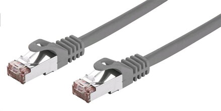 C-TECH Kabel patchcord Cat6, FTP, šedý, 10m