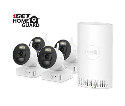 iGET HOMEGUARD HGNVK88004P - Kamerový systém s bateriovým provozem kamer a inovativní SMART detekcí pohybu, FullHD