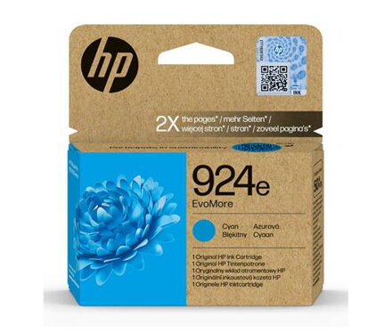 HP 924e EvoMore Cyan Original Ink Cartridge