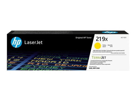 HP 219X High Yield Yellow Original LaserJet Toner Cartridge