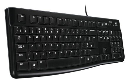 Logitech klávesnice K120 Business, CZ/SK, USB, černá