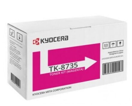 Kyocera toner TK-8735M - 40 000 stran A4 (při 5% pokrytí), pro TASKalfa7353/8353ci, magenta