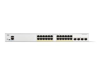 Cisco Catalyst switch C1300-24P-4X (24xGbE,4xSFP+,24xPoE+,195W,fanless) - REFRESH