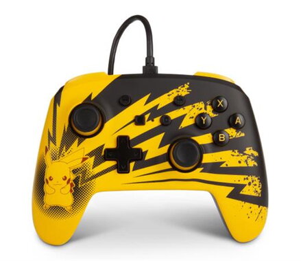 PowerA Enhanced Wired Controller for Nintendo Switch - Pokémon: Pikachu Lightning