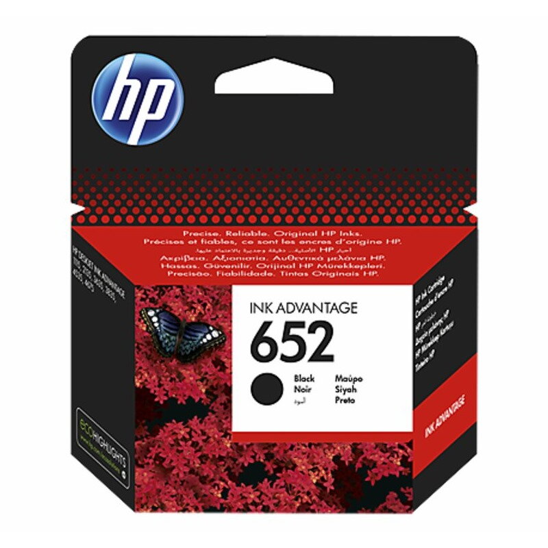 HP (652) F6V25AE - ink. náplň černá pro HP DeskJet Ink Advantage 1115, 2135, 3635, 3835, 4535, 4675 / cca. 360 stran HP (652) F6V25AE - ink. náplň černá pro HP DeskJet Ink Advantage 1115, 2135, 3635, 3835, 4535, 4675 / cca. 360 stran