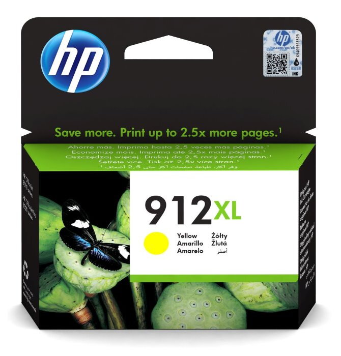 HP cartridge 912XL (yellow, 825str.) pro HP OfficeJet 8013, HP OfficeJet Pro 8023 HP cartridge 912XL (yellow, 825str.) pro HP OfficeJet 8013, HP OfficeJet Pro 8023