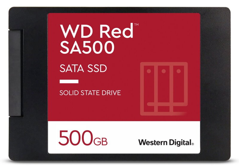 WD RED SSD SA500 500GB / Interní / 2,5" / SATAIII / 3D NAND