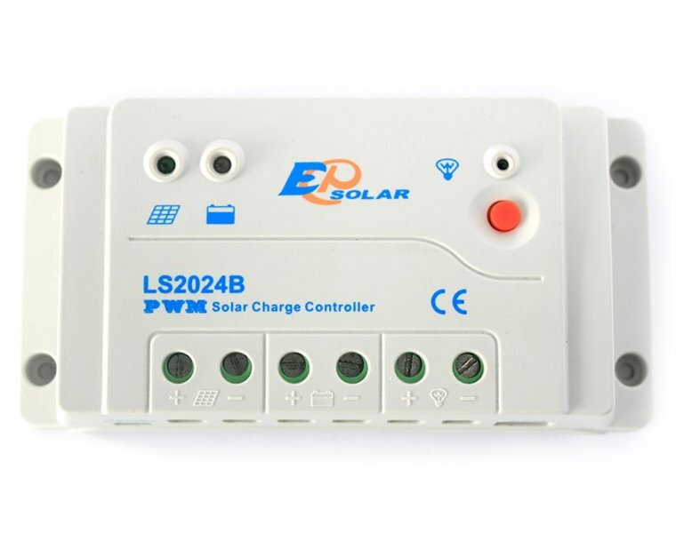 EPEVER LS2024B solární PWM regulátor 12/24V, EPEVER 20A, vstup 30V/50V