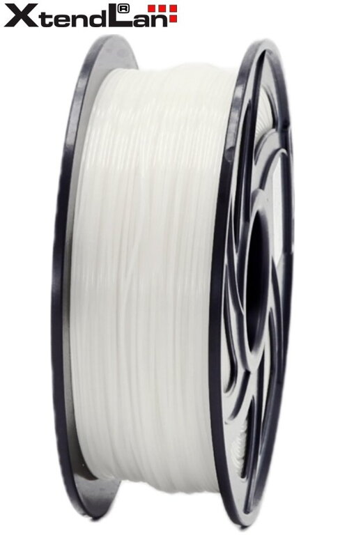 XtendLAN PLA filament 1,75mm biely 1kg