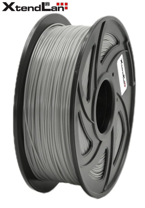 XtendLAN PETG filament 1,75mm svetlo šedý 1kg XtendLAN PETG filament 1,75mm svetlo šedý 1kg