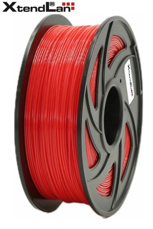 XtendLAN PETG filament 1,75mm šarlátovo červená 1kg XtendLAN PETG filament 1,75mm šarlátovo červená 1kg