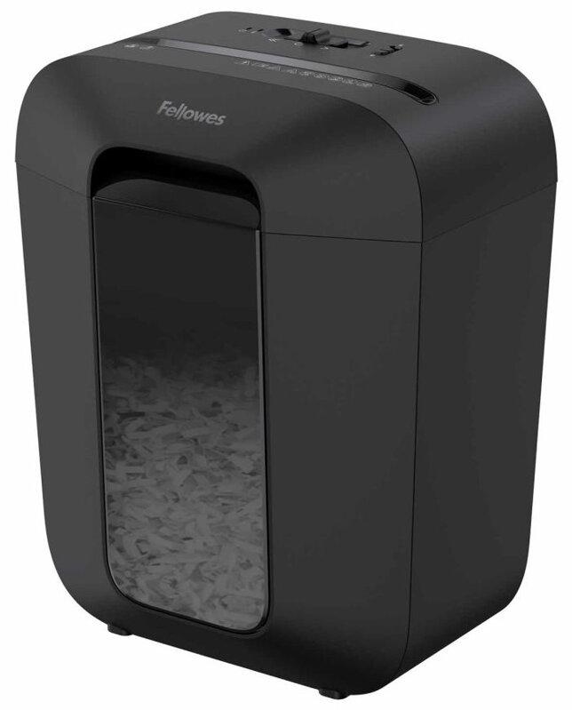 FELLOWES skartovač LX 45/ křížový řez 4x37mm/ objem koše 17 l/ stupeň utajení typ 2 - důvěrné/ černý