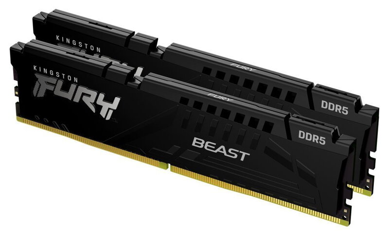 KINGSTON FURY Beast Black 16GB DDR5 5600MHz / CL40 / DIMM / KIT 2x 8GB