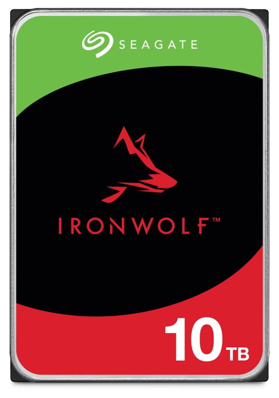 Seagate IronWolf 10TB HDD / ST10000VN000 / Interní 3,5" / 7200 rpm / SATA III / 256 MB