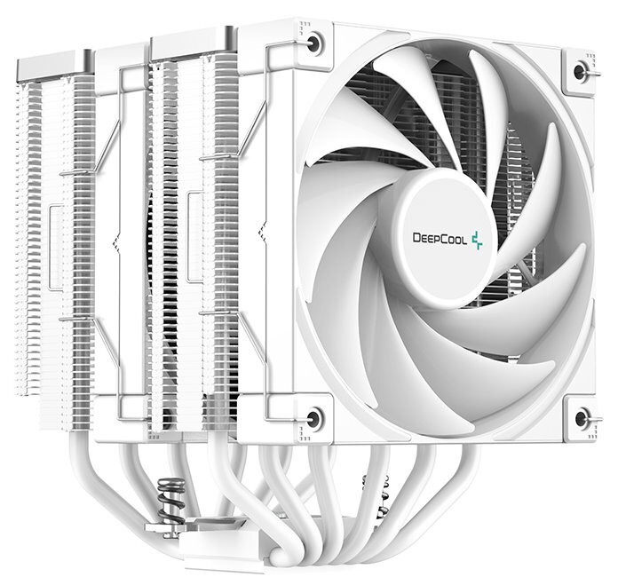 DEEPCOOL chladič AK620 / 2x120mm fan / 6x heatpipes / pro Intel i AMD / bílý