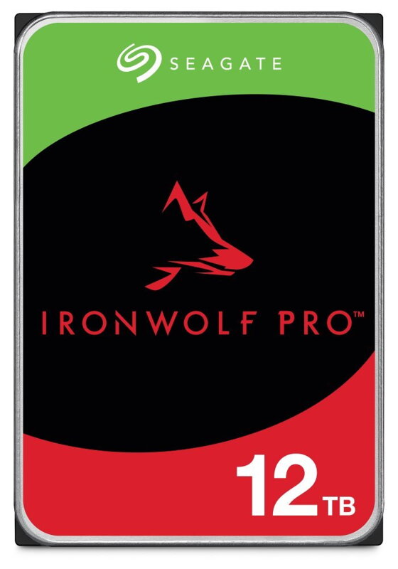 Seagate IronWolf Pro 12TB HDD / ST12000NT001 / Interní 3,5" / 7200 rpm / SATA III / 256 MB