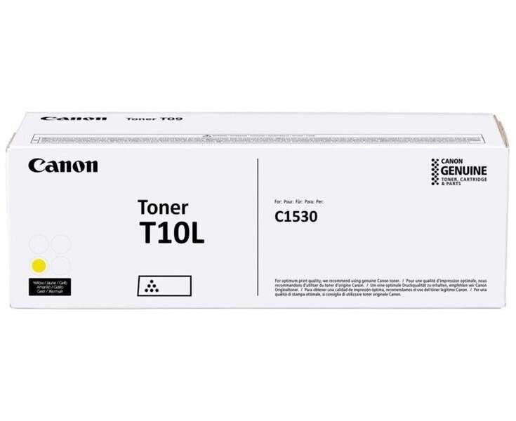 Canon originální toner (T10L) žlutý  pro iRC1533iF/iRC1538iF/X C1533P/X C1538P s kapacitou 5000 stran