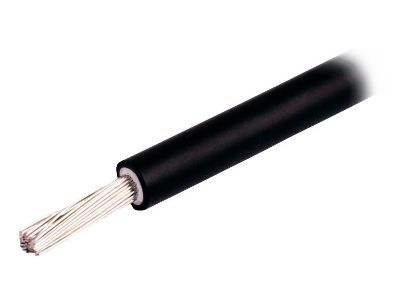 GOOWEI Energy kabel pro zapojení solárních panelů měděný 1x 4mm2, černý GOOWEI Energy kabel pro zapojení solárních panelů měděný 1x 4mm2, černý