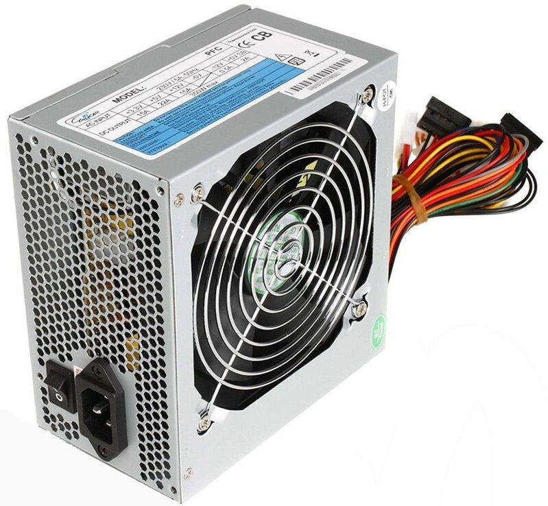 EUROCASE zdroj 350W/ ATX-350WA-12/ 12cm fan/ PFC ATX 20/24pin/ 3x SATA / 80+