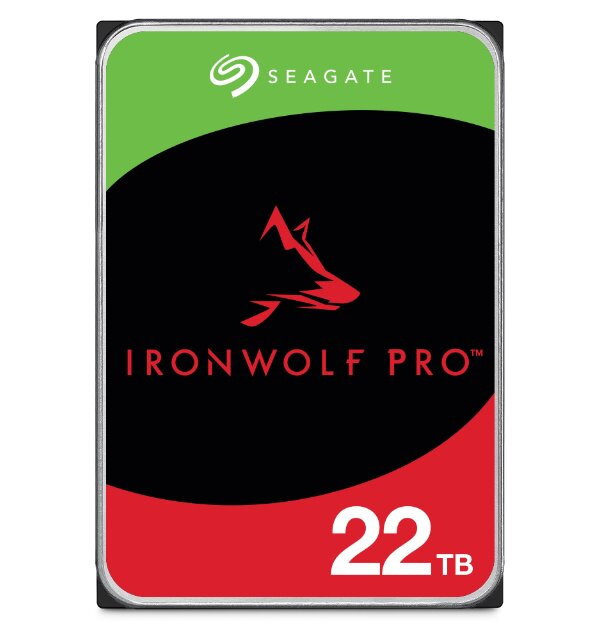 Seagate IronWolf Pro 22TB HDD / ST22000NT001 / Interní 3,5" / 7200 rpm / SATA III / 512 MB Seagate IronWolf Pro 22TB HDD / ST22000NT001 / Interní 3,5" / 7200 rpm / SATA III / 512 MB