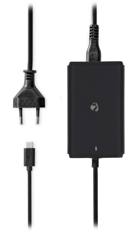 NEDIS univerzální adaptér k notebooku/ 45 W/ 5 / 9 / 12 / 15 / 20 V DC/ 2.25 / 2.33 / 2.92 / 3.0 A/ USB-C