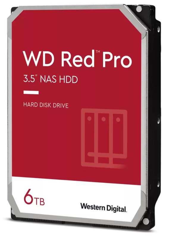 WD RED Pro 6TB / WD6005FFBX / SATA 6Gb/s / Interní 3,5"/ 7200 rpm / 256MB