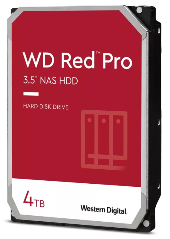 WD RED Pro 4TB / WD4005FFBX / SATA 6Gb/s / Interní 3,5"/ 7200 rpm / 256MB