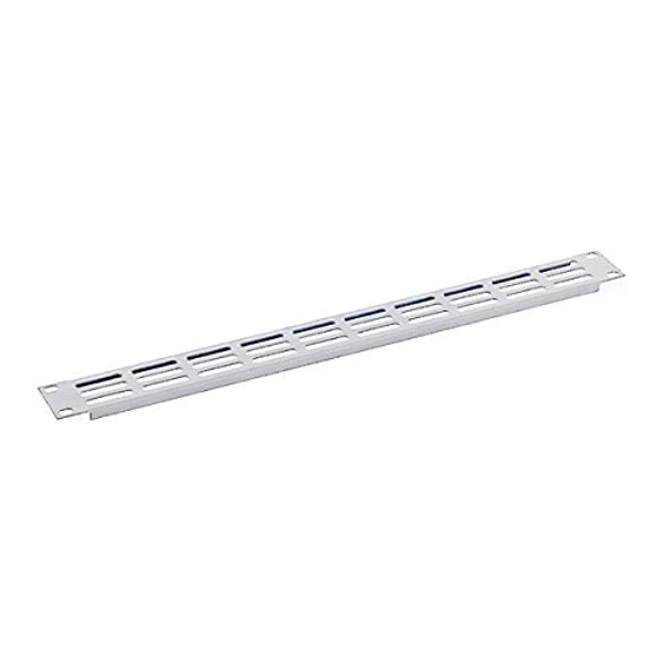 Triton 19" záslepka 1U perforovaná oválem 36x6, RAL7035