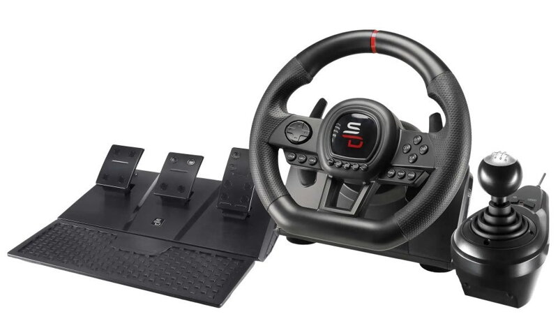 POŠKOZENÝ OBAL - SUPERDRIVE Sada volantu, pedálů a řadící páky GS650-X/ PS4/ Xbox One/ Xbox Series X/S