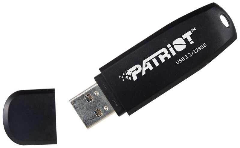 PATRIOT Xporter CORE 128GB Typ-A / USB 3.2 Gen 1 / plastová / černá