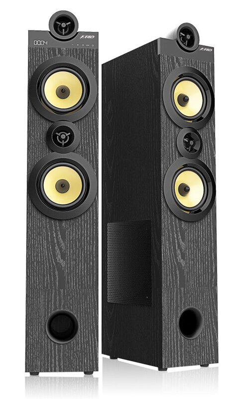 POŠKOZENÝ OBAL - FENDA F&D repro T-70X/ 2.0/ 160W/ černé/ dřevěné/ BT5.0/ FM rádio/ USB/ optický vstup/ dálkové ovládání/ Kara...