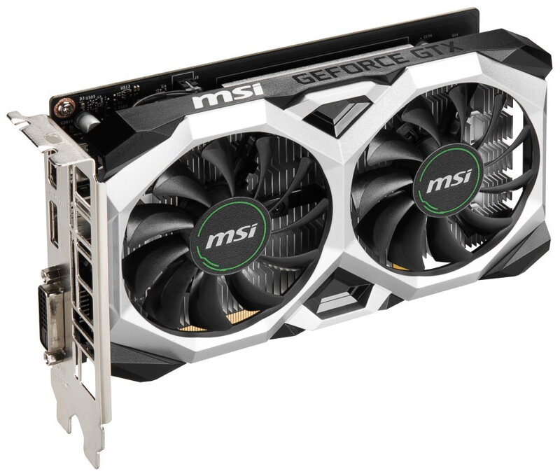 OPRAVENÉ - MSI GeForce GTX 1650 D6 VENTUS XS  / PCI-E / 4GB GDDR6 / HDMI / DP / DVI-D / active