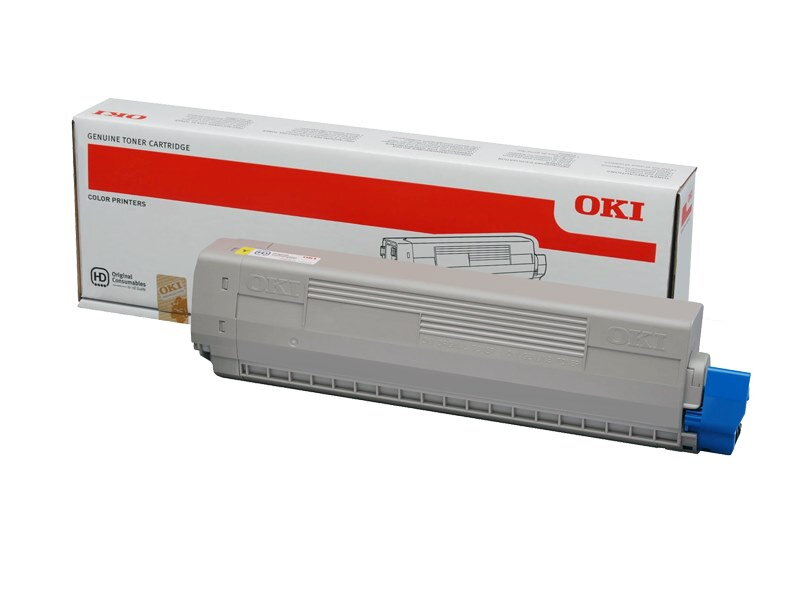 OKI originál žlutý toner do C831/841 (10 000 stránek) OKI originál žlutý toner do C831/841 (10 000 stránek)