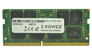 2-Power 8GB PC4-17000S 2133MHz DDR4 CL15 Non-ECC SoDIMM 2Rx8 (DOŽIVOTNÍ ZÁRUKA)