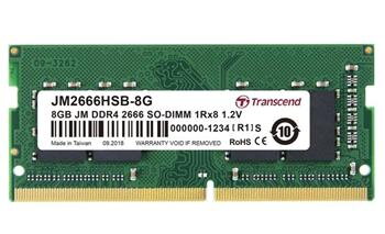 Transcend paměť 8GB (JetRam) SODIMM DDR4 2666 1Rx8 CL19