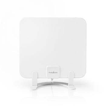 Nedis ANIR2502BK700 - Pokojová HDTV Anténa | 0–25 km | Zesílení 30 dB | FM/VHF/UHF | Bílá Nedis ANIR2502BK700 - Pokojová HDTV Anténa | 0–25 km | Zesílení 30 dB | FM/VHF/UHF | Bílá