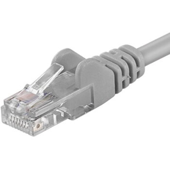 PremiumCord Patch kabel UTP RJ45-RJ45 level 5e 10m šedá