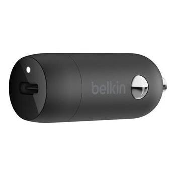 Belkin 20W USB-C Power Delivery nabíječka do auta, černá