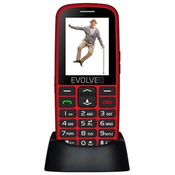 EVOLVEO EasyPhone EG, mobilní telefon pro seniory s nabíjecím stojánkem (červená barva) EVOLVEO EasyPhone EG, mobilní telefon pro seniory s nabíjecím stojánkem (červená barva)