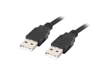 LANBERG USB-A M / M 2.0 kabel 0,5m, černý