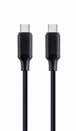 CABLEXPERT Kabel USB PD (Power Delivery), 60W, Type-C na Type-C kabel (CM/CM), 1,5m, datový a napájecí, černý