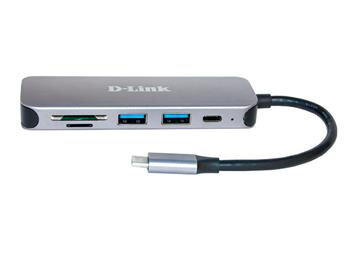 D-Link DUB-2325/E 5-in-1 USB-C Hub with Card Reader