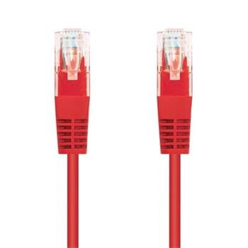 C-TECH Kabel patchcord Cat5e, UTP, červený, 0,5m