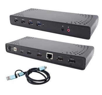 i-tec USB 3.0/USB-C/Thunderbolt, 2x HDMI Docking Station, PD 85W