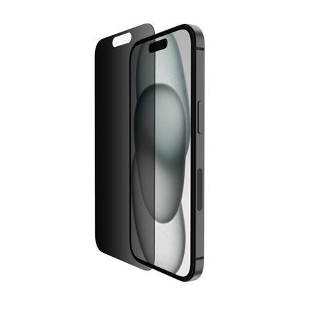 Belkin SCREENFORCE™ TemperedGlass Privacy Anti-Microbial ochranné privátní sklo pro iPhone 15 / iPhone 14 Pro Belkin SCREENFORCE™ TemperedGlass Privacy Anti-Microbial ochranné privátní sklo pro iPhone 15 / iPhone 14 Pro