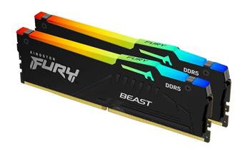 KINGSTON 32GB 6800MT/s DDR5 CL34 DIMM (Kit of 2) FURY Beast RGB XMP